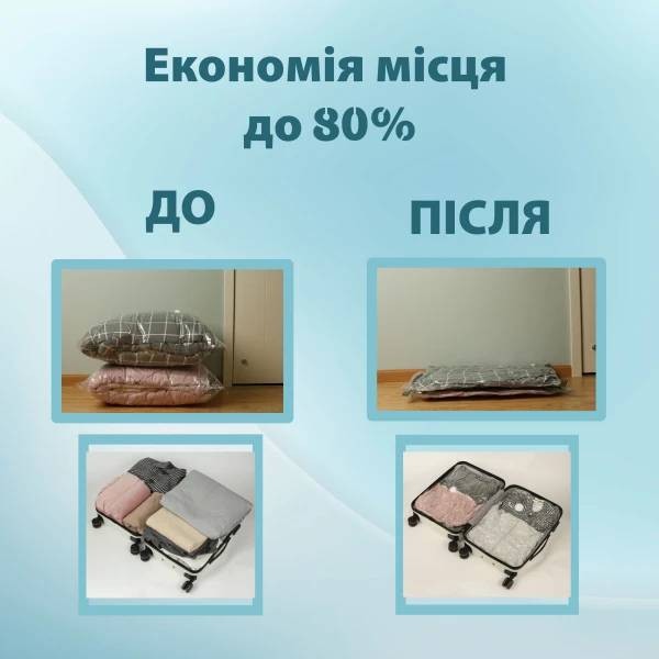 Фото - Вакуумный пакет для вещей Love You 3 шт. 50х70 см (61020)